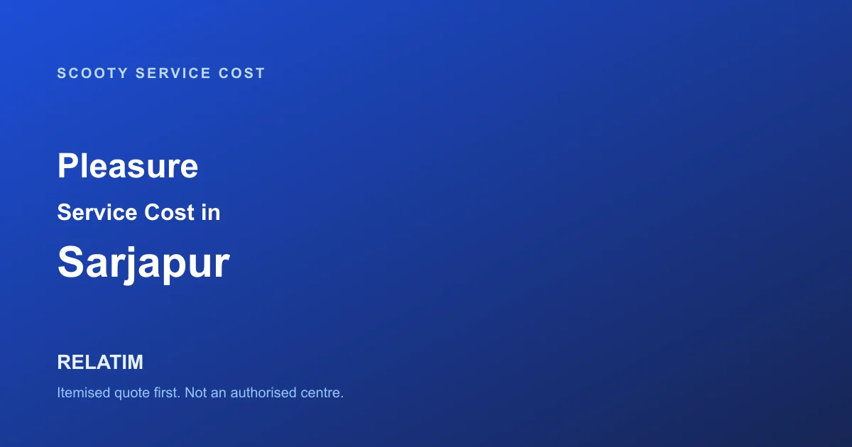 Pleasure Service Cost in Sarjapur, Bangalore